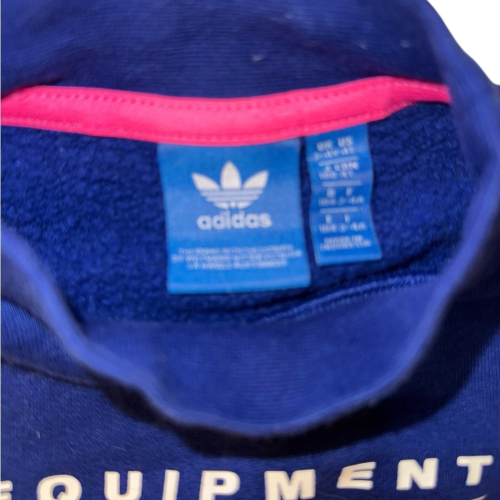 Adidas Blue and Pink Sweatshirt - Picture 3 of 3